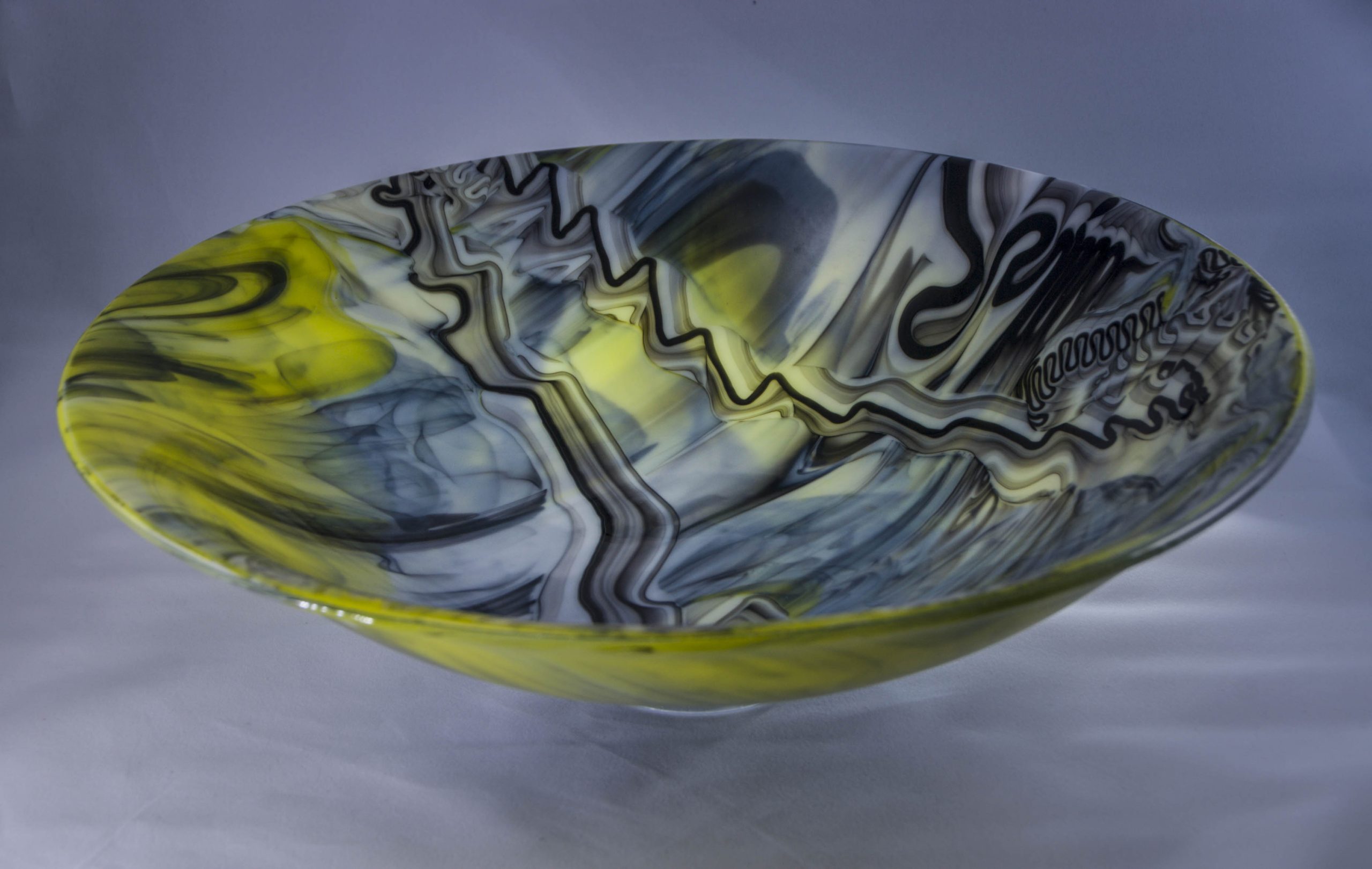 Graffiti Bowl - Fused Glass