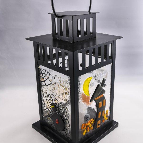 Halloween Lantern - Fused Glass