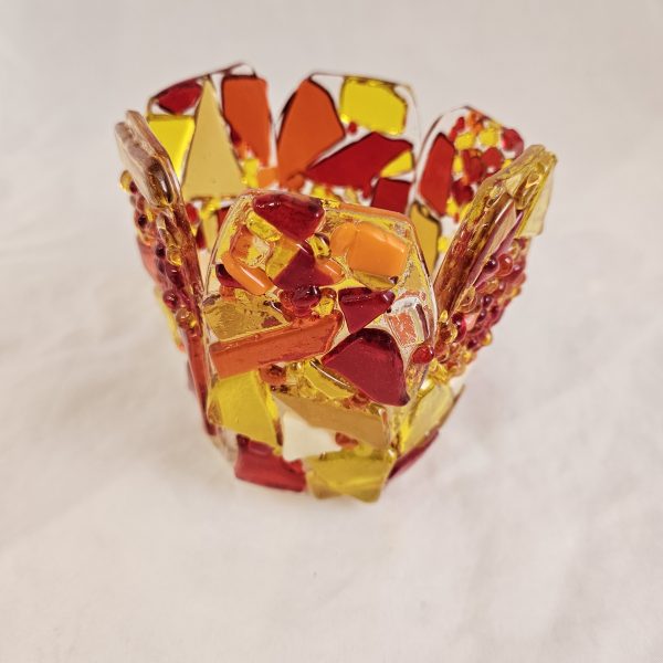 Hearth Glow - Fused Glass