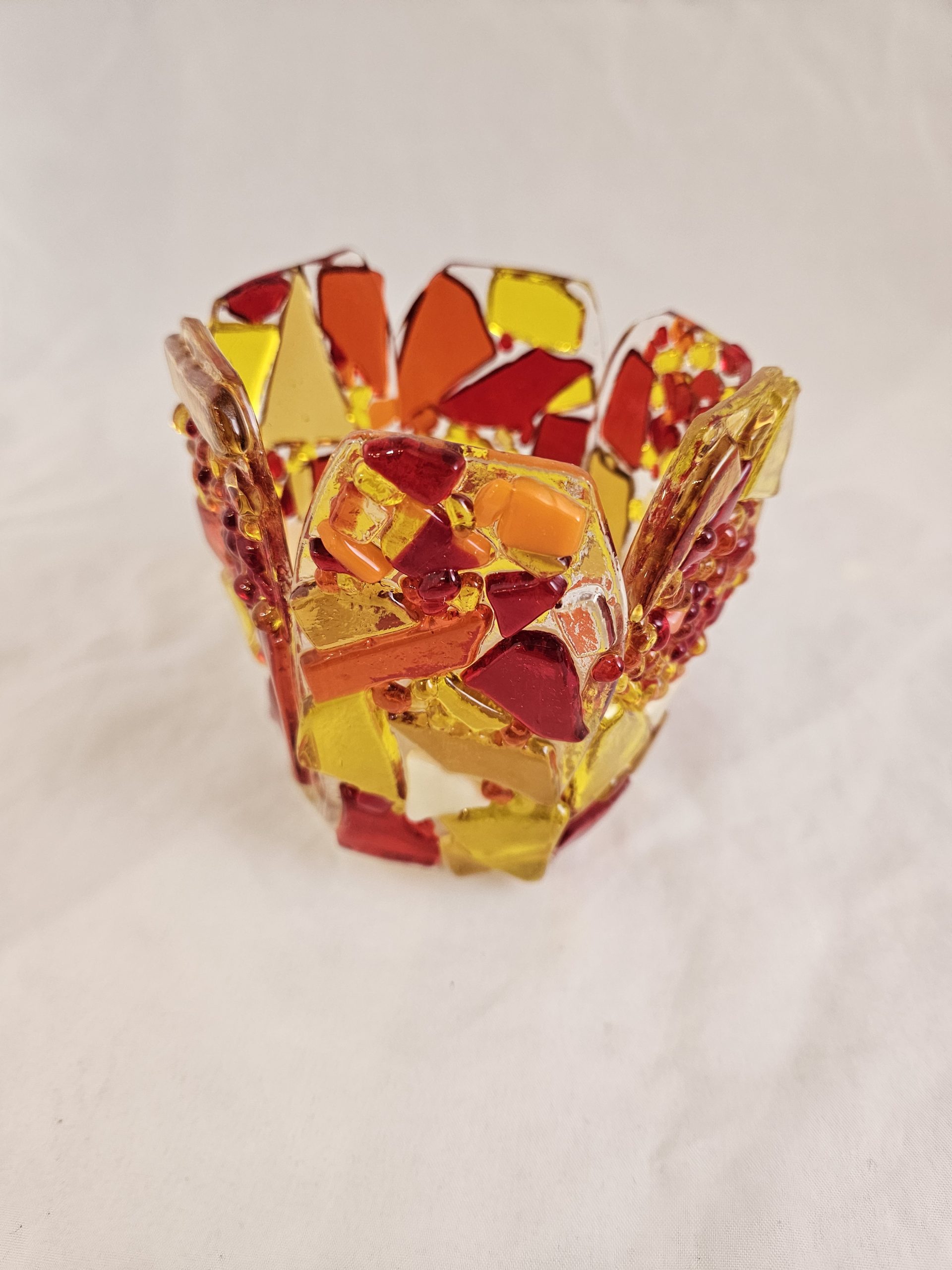 Hearth Glow - Fused Glass