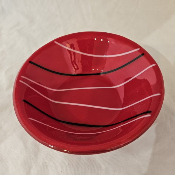 Redline Reverie - Fused Glass