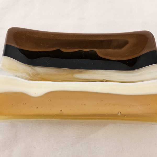 Earthen Layers - Fused Glass