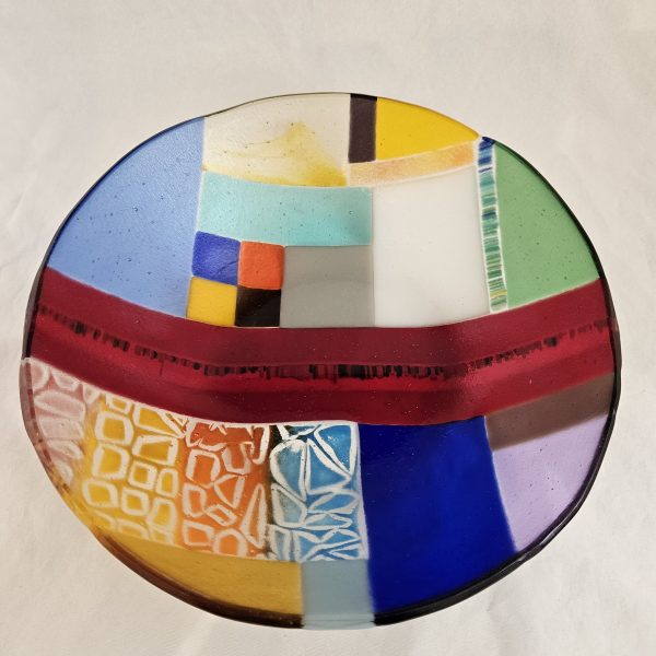 Crossroads in Color - Fused Glass