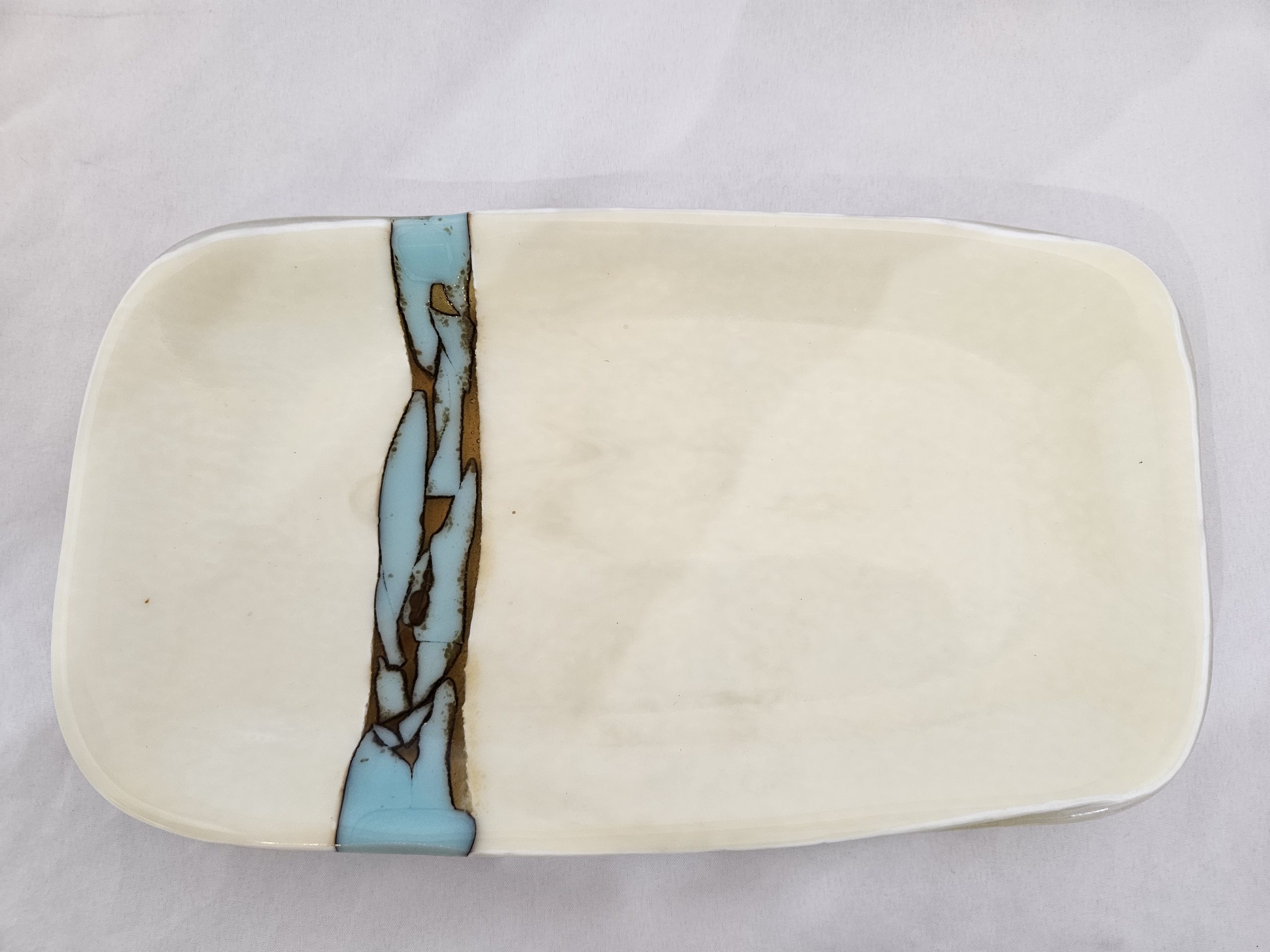 Quiet Divide - Fused Glass