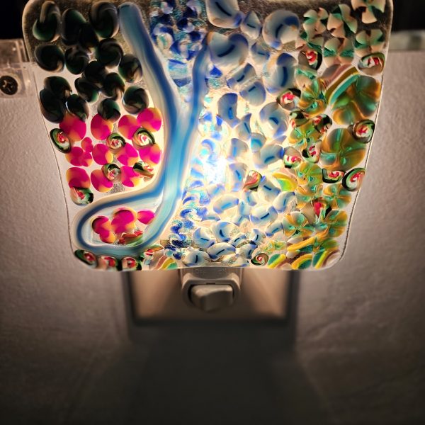 Garden Glow Nightlight - Fused Glass