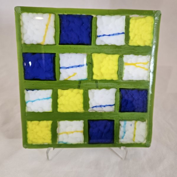 Garden Squares - Fused Glass