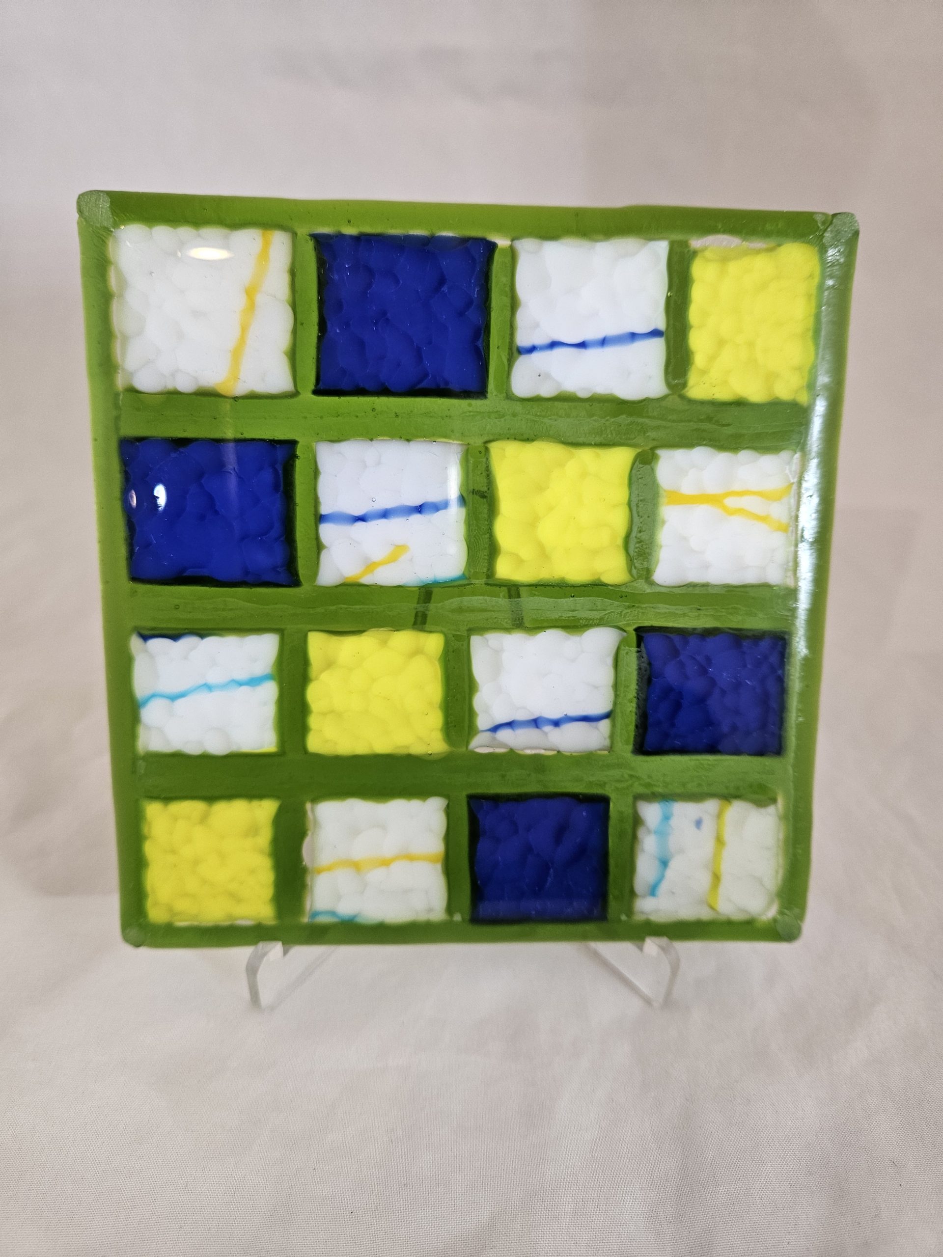 Garden Squares - Fused Glass
