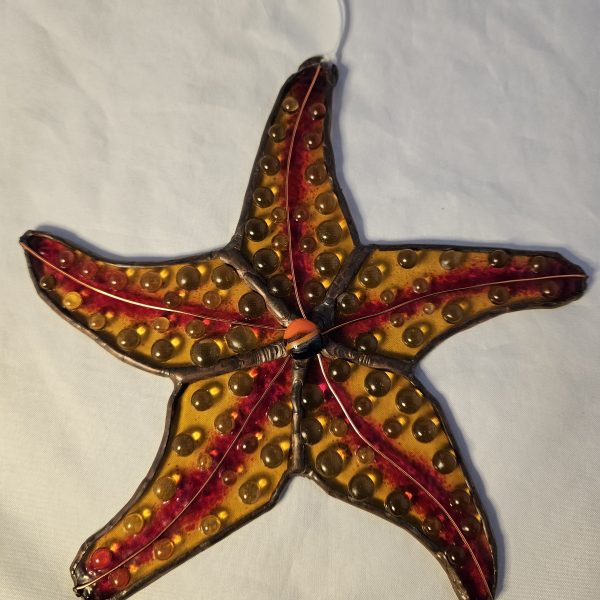 Golden Tide Star - Stained Glass