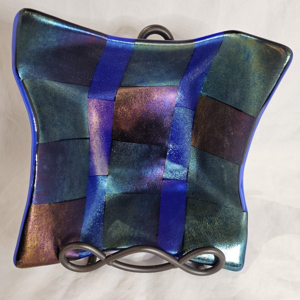 Sapphire Dreams - Fused Glass