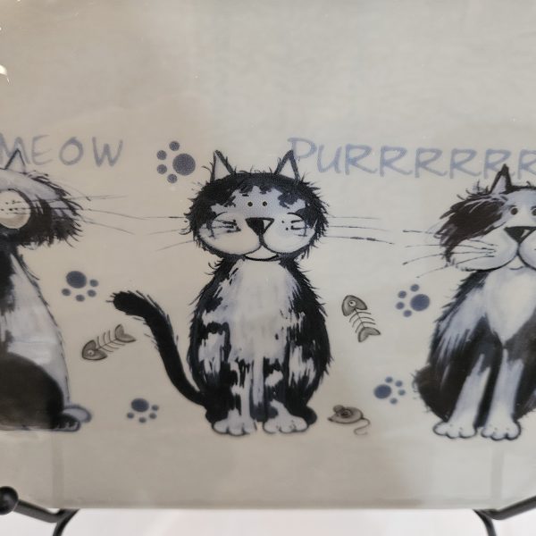Meow & Purrrr - Fused Glass