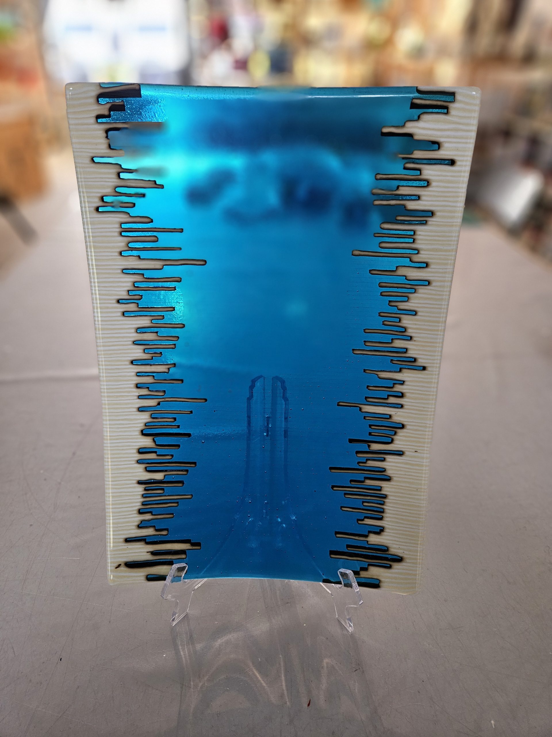 Between the Lines - Fused Glass
