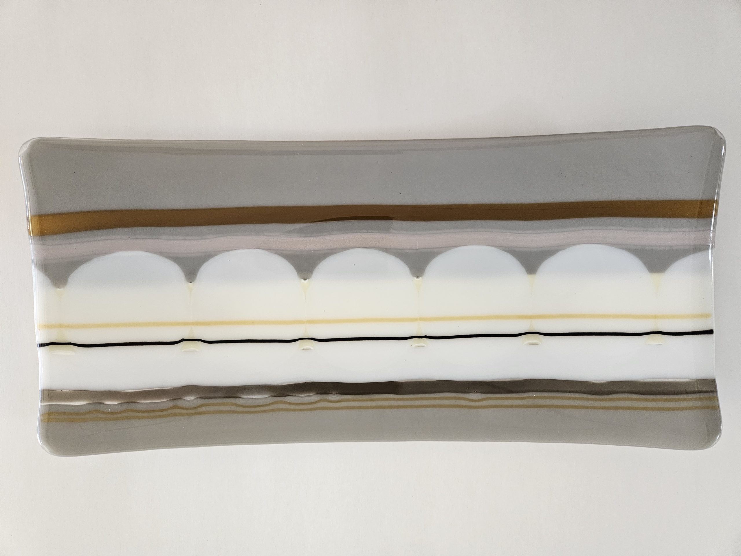 Quiet Horizon - Fused Glass