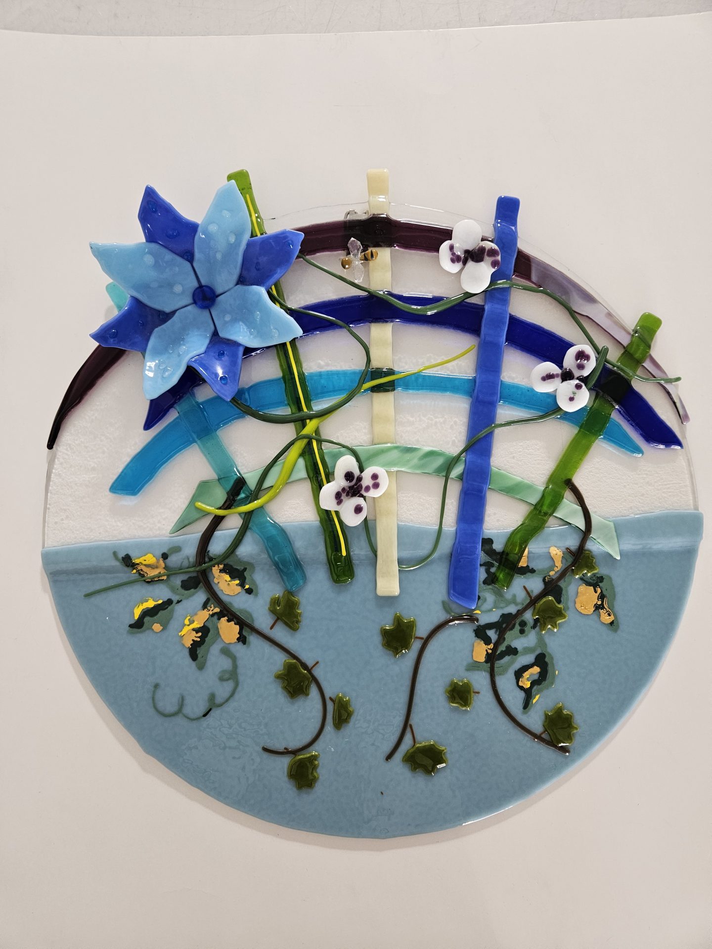 Garden Lattice - Fused Glass
