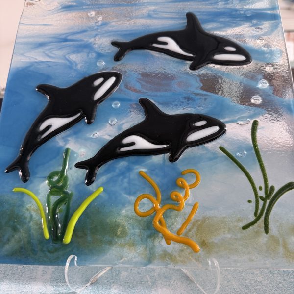 Ocean Kin Fused Glass Art - Fused Glass