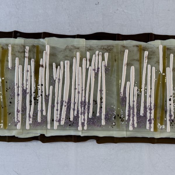 Quiet Current Fused Glass Wall Art - Fused Glass