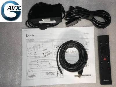 View of the included Poly Studio Components.