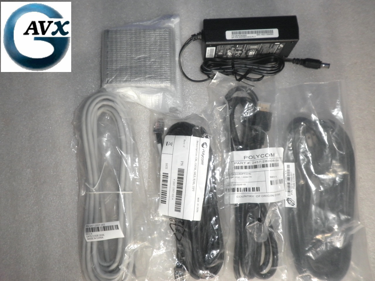 Click for larger view of the Poly Studio X30 with TC8 Accessories.