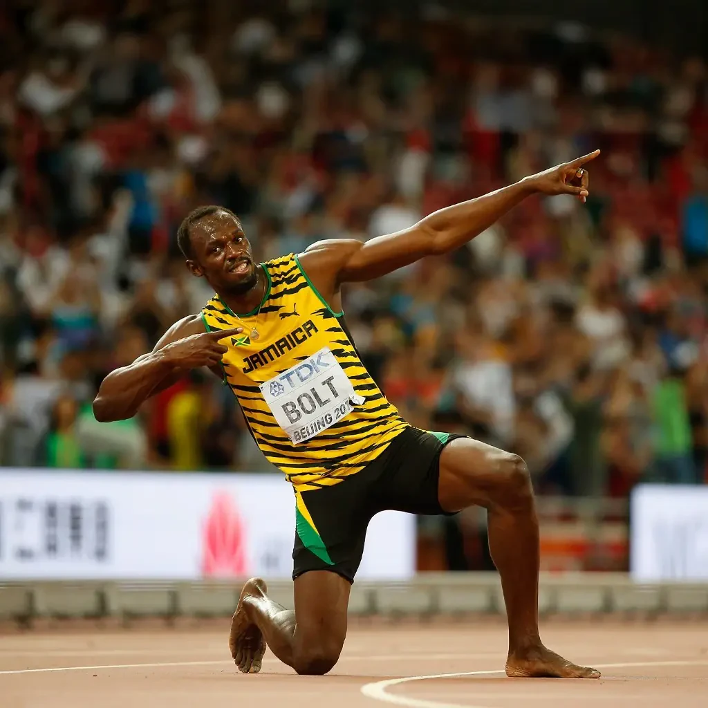 Portrait of Usain Bolt