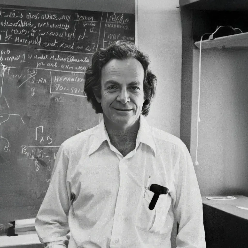 Portrait of Richard Feynman