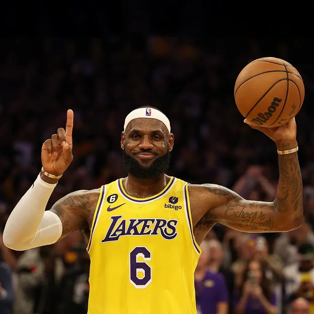 Portrait of LeBron James