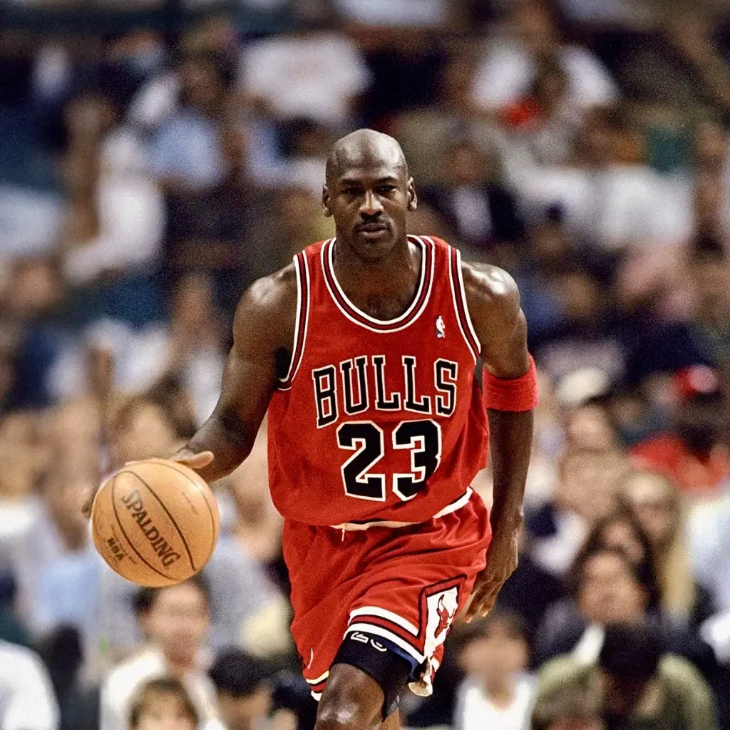Portrait of Michael Jordan