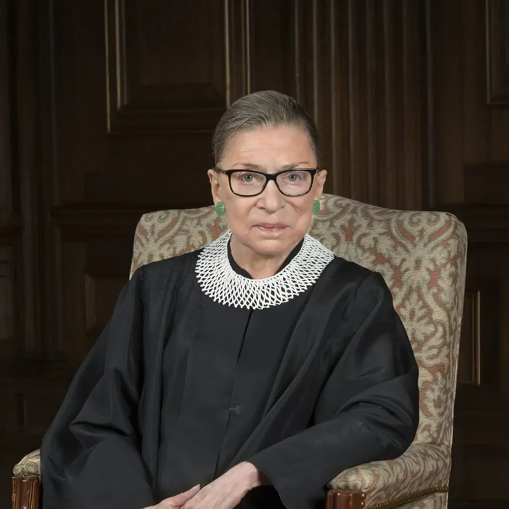 Portrait of Ruth Bader Ginsburg