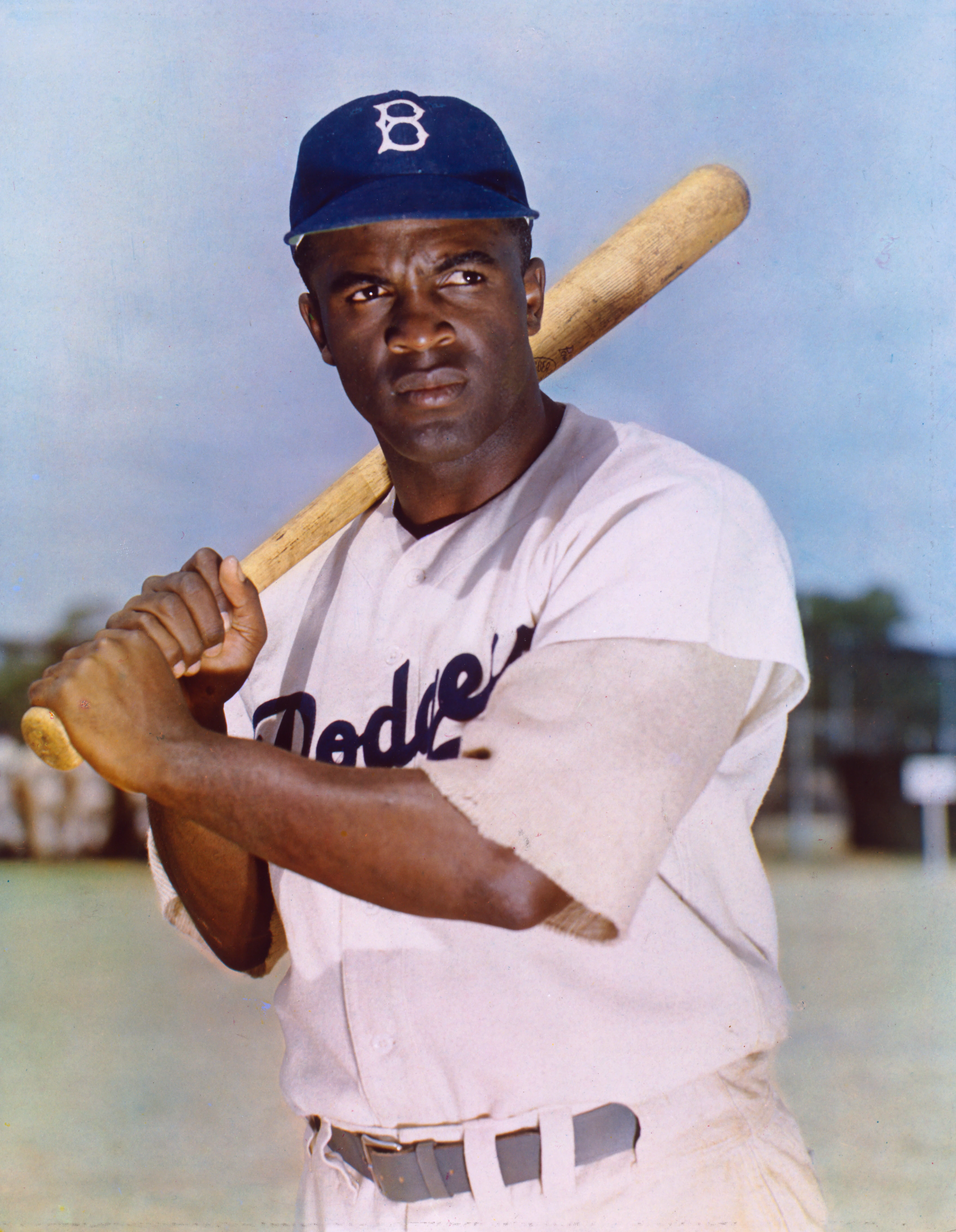 Portrait of Jackie Robinson