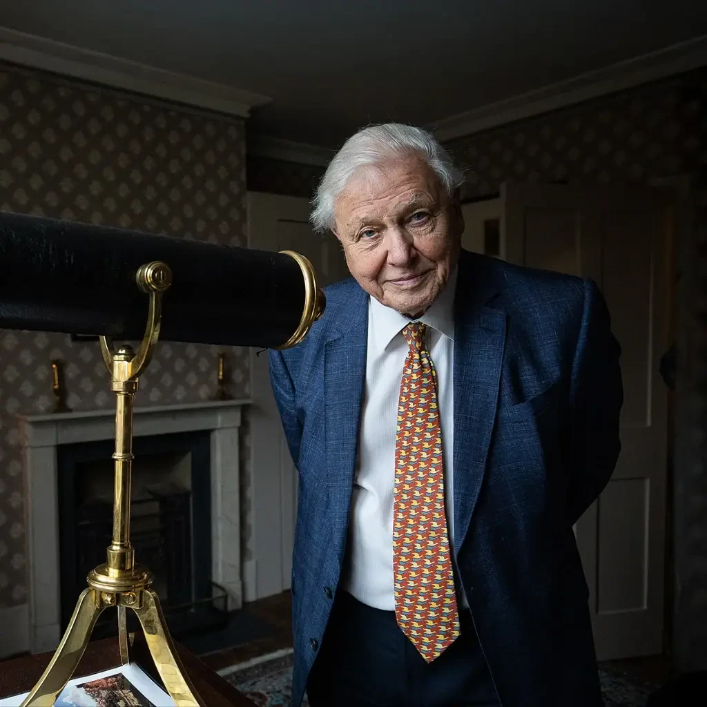 Portrait of David Attenborough