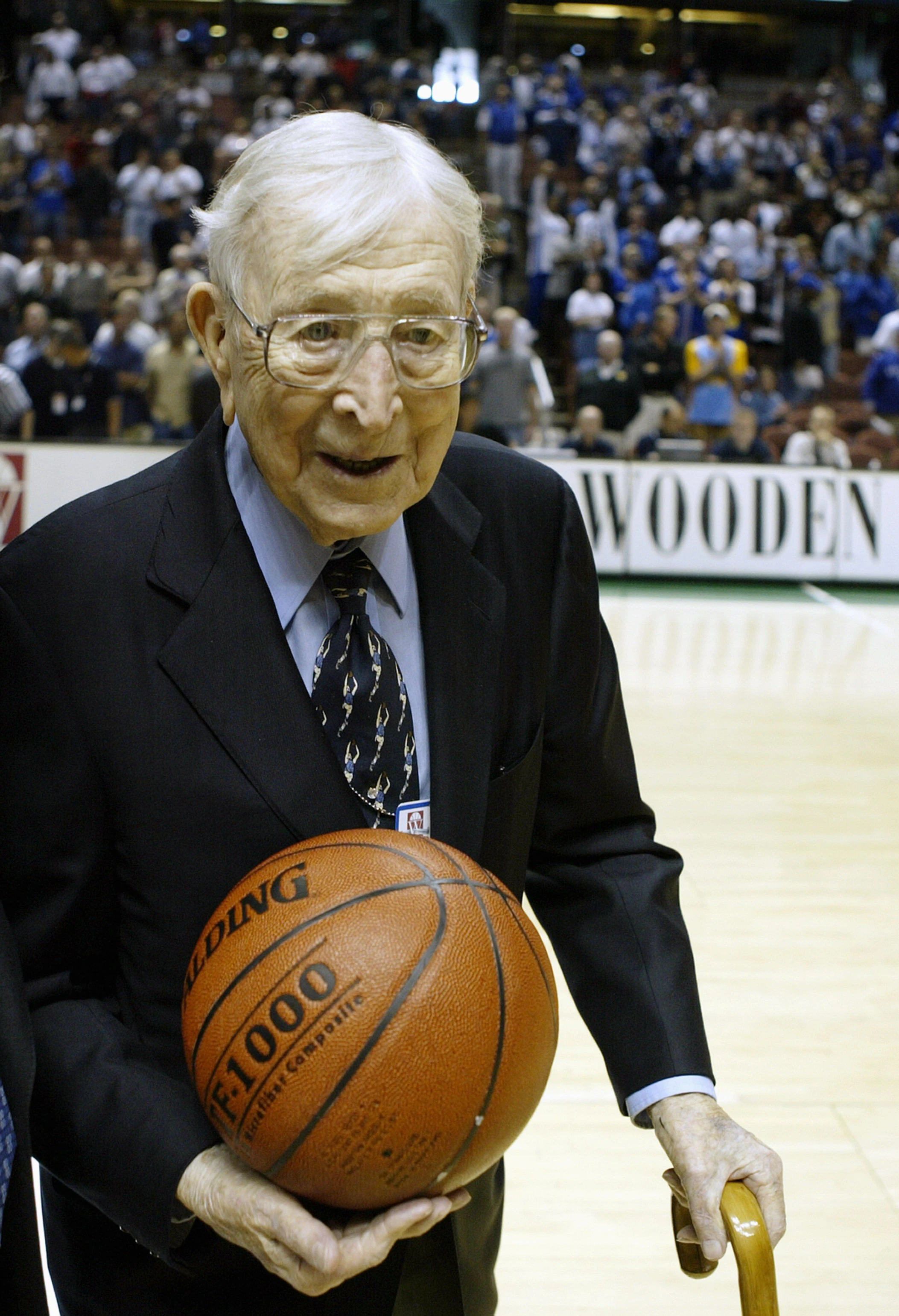 Portrait of John Wooden