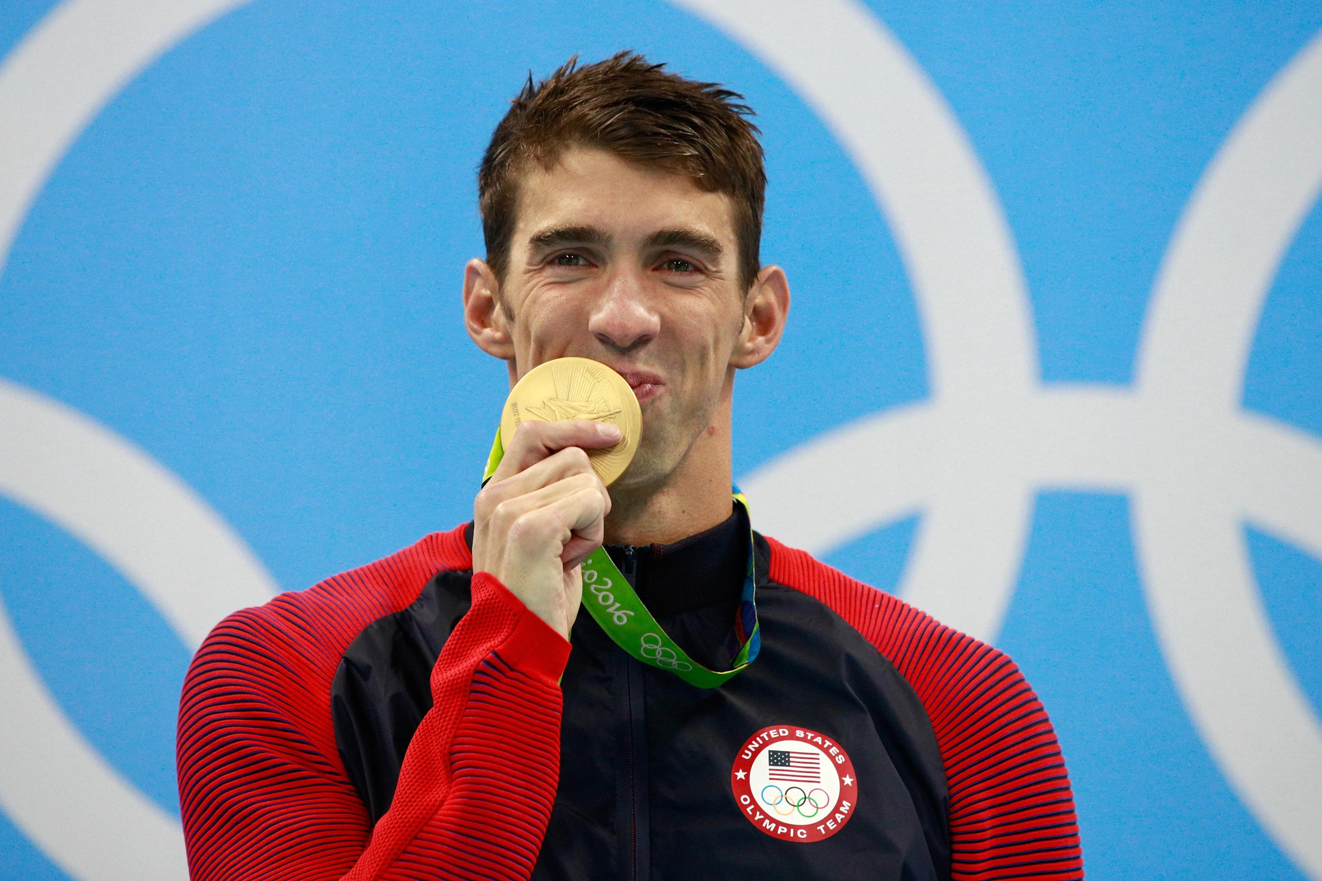 Portrait of Michael Phelps