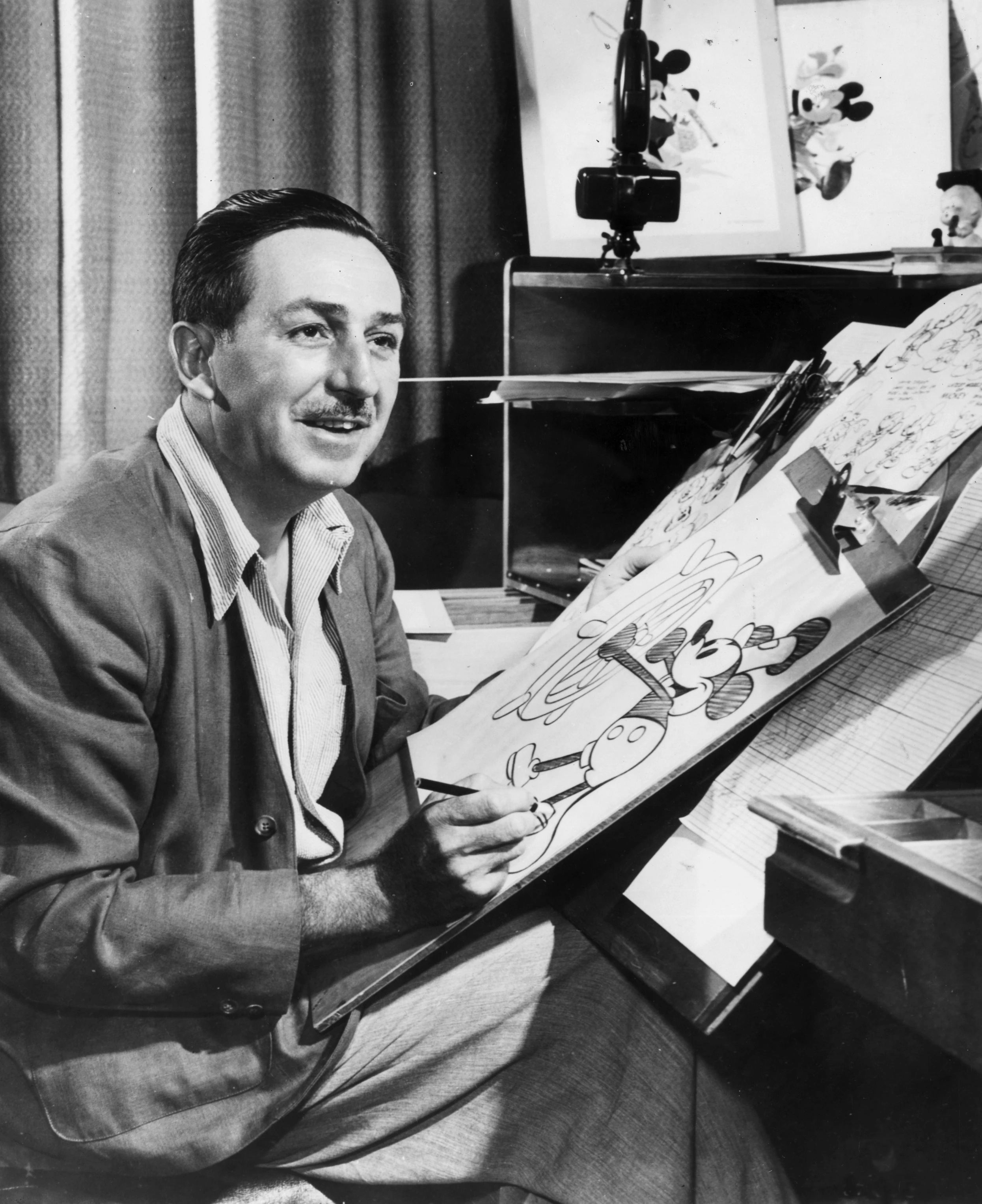 Portrait of Walt Disney