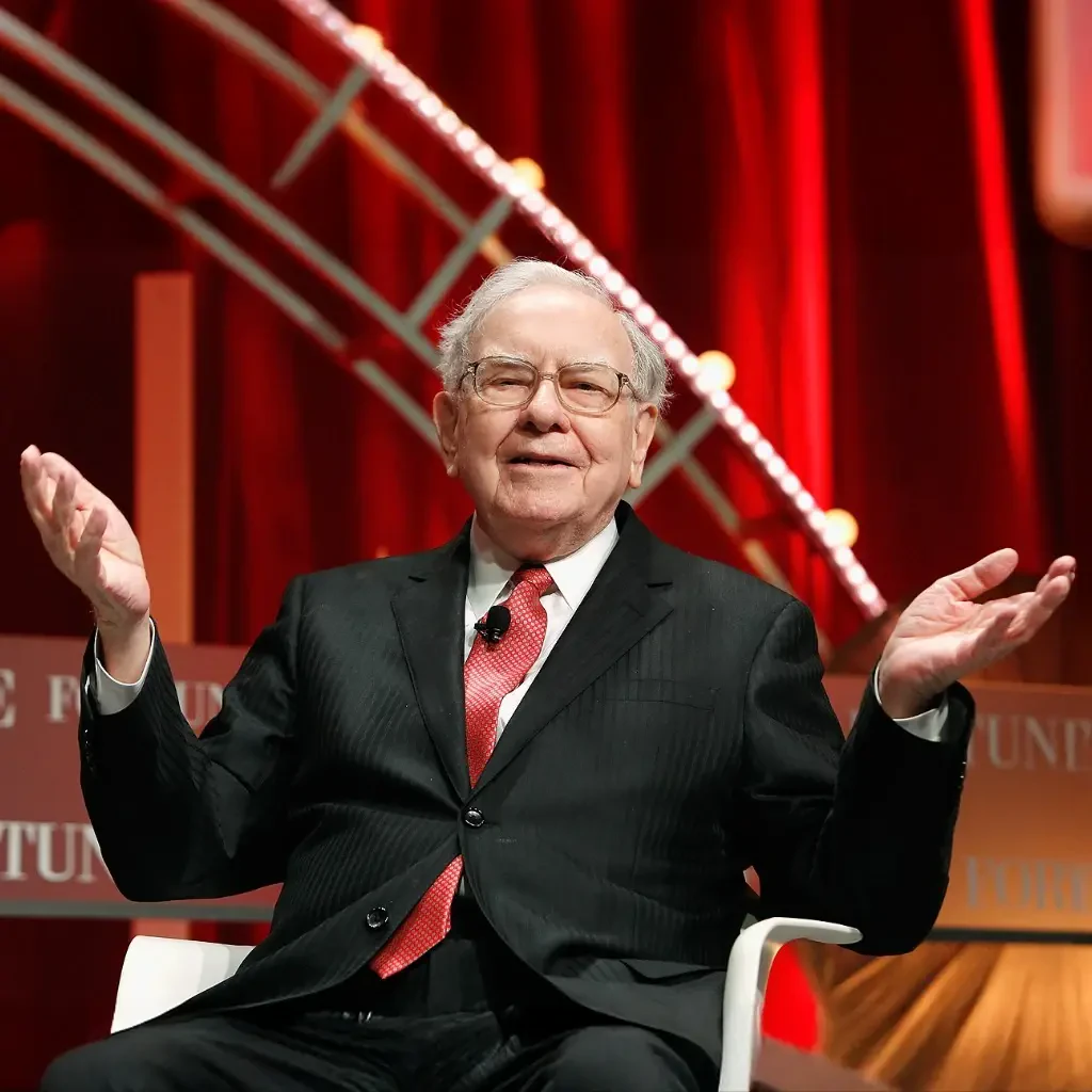 Warren Buffett portrait