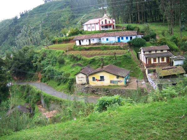 The train approaching its destination