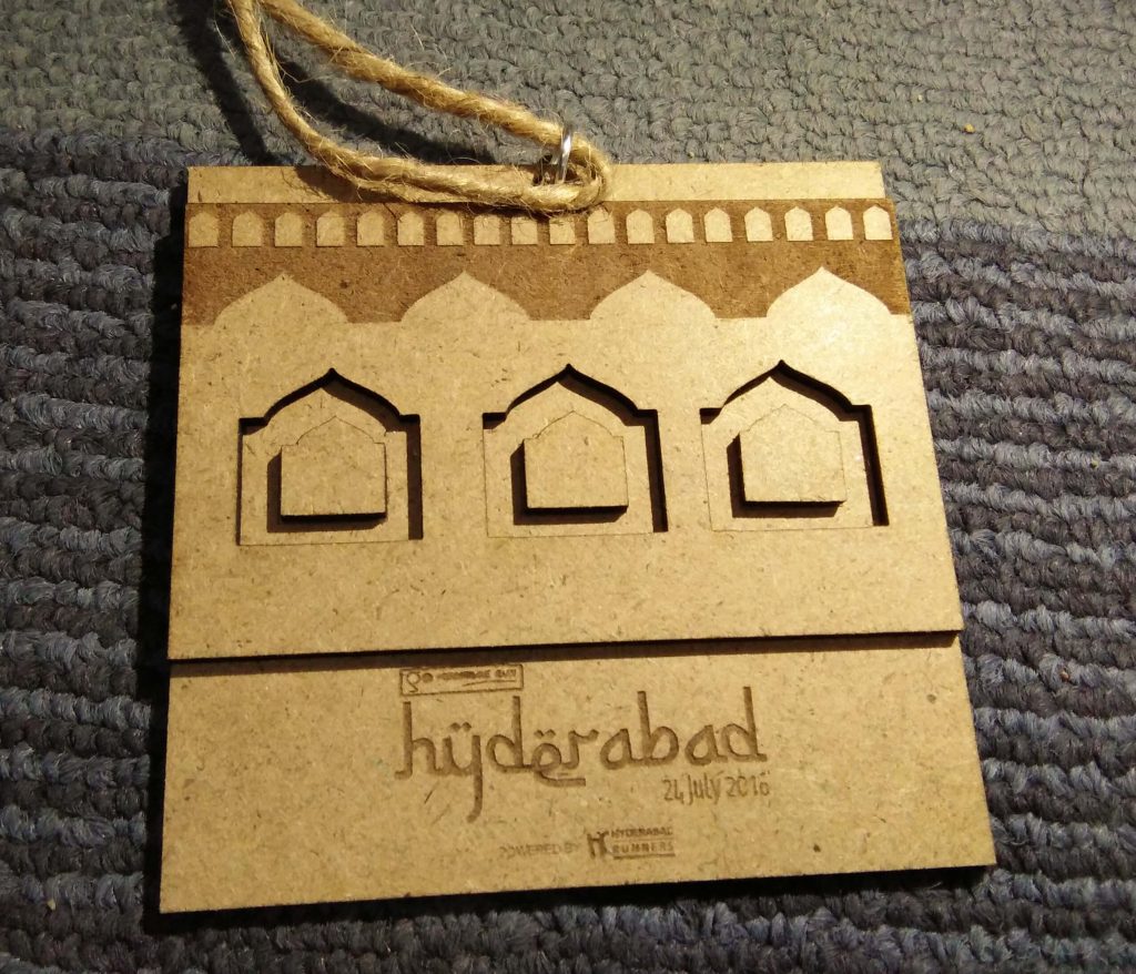 GHR Hyderabad 2016 Medal