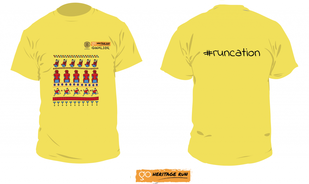 Gwalior 2019 run t-shirt 