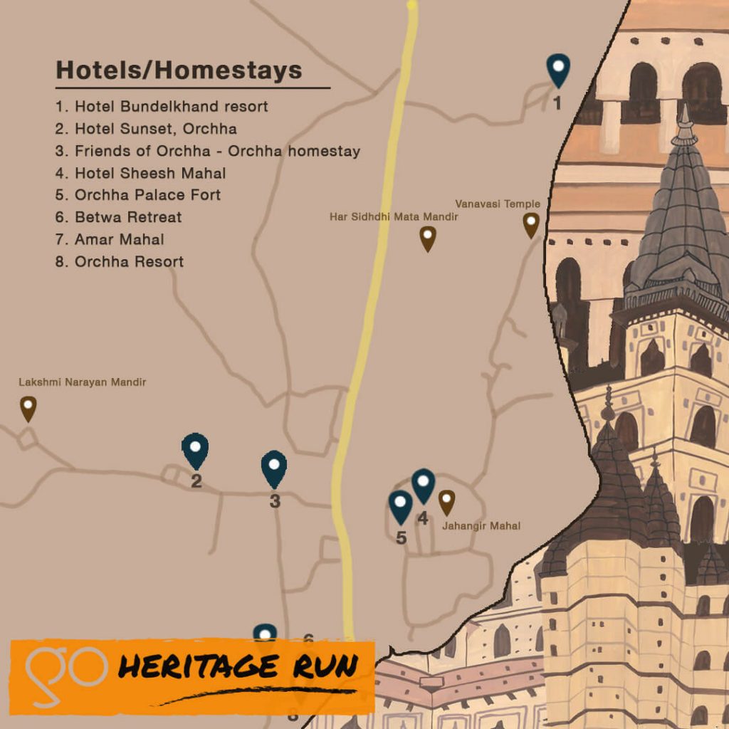 Orchha Hotels and Homestays