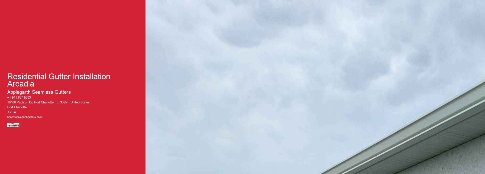 Residential Gutter Installation Arcadia