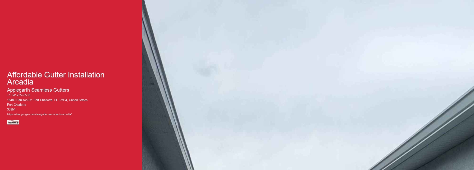 Affordable Gutter Installation Arcadia