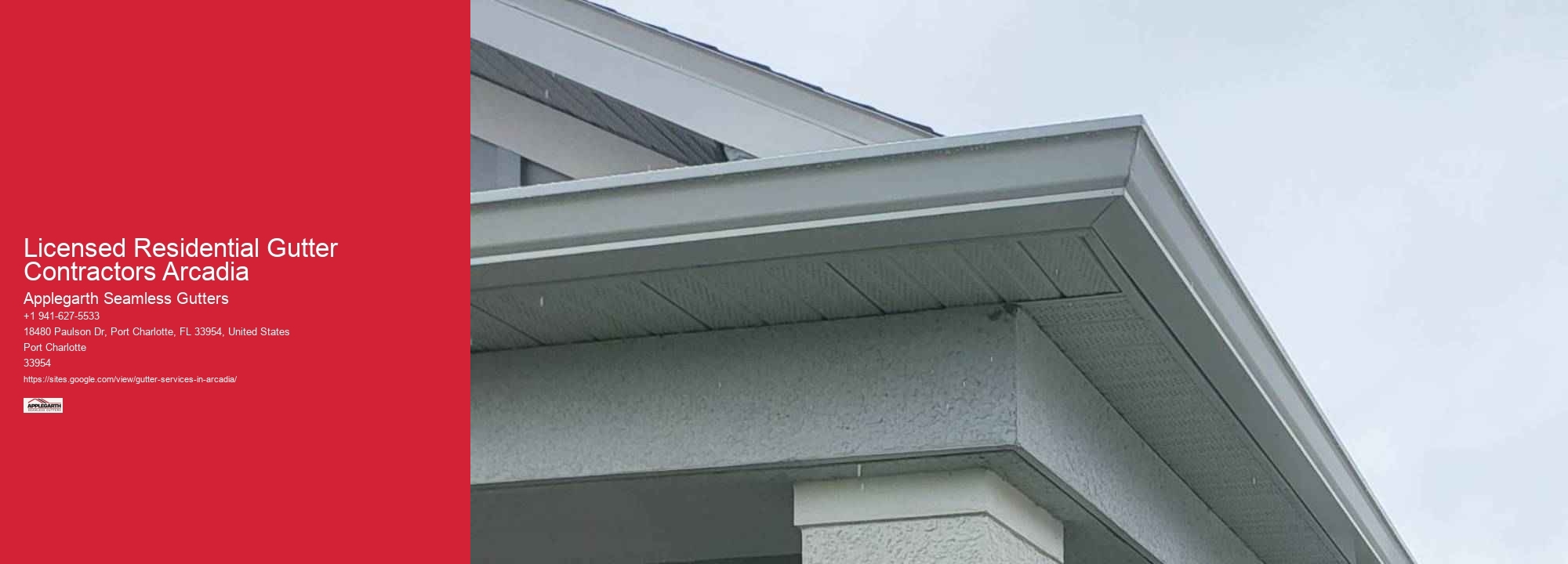 Licensed Residential Gutter Contractors Arcadia