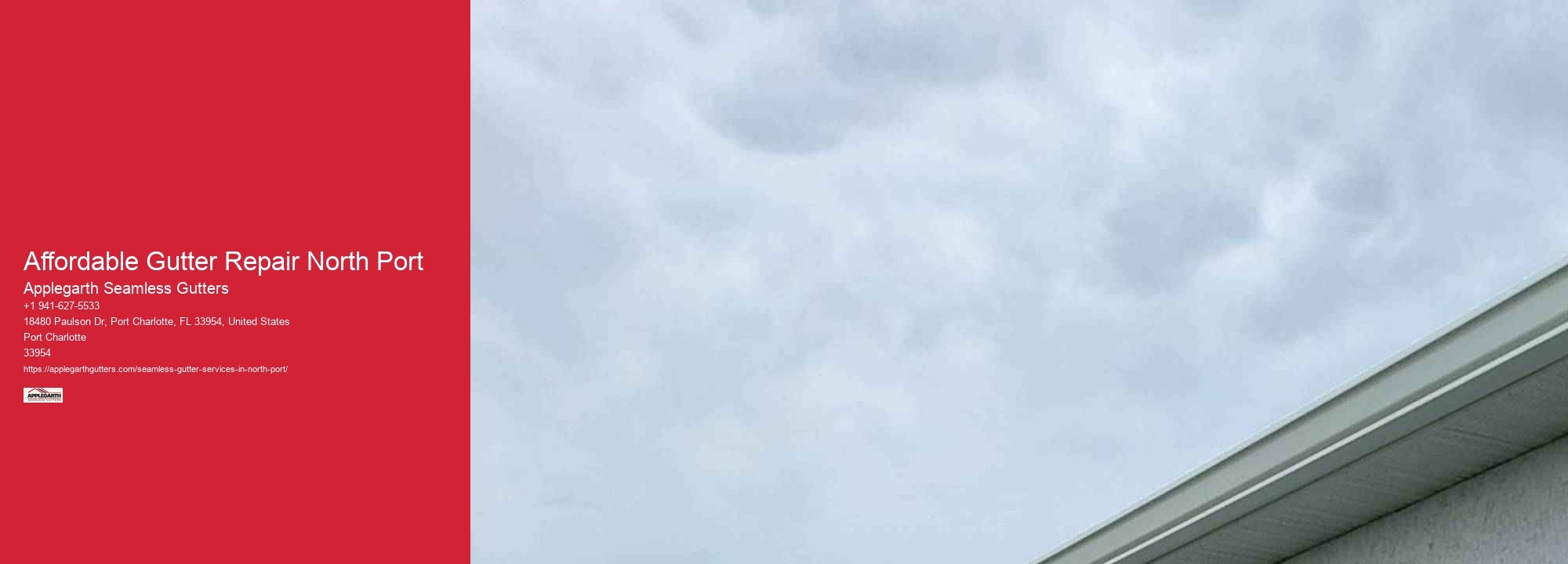 Affordable Gutter Repair North Port