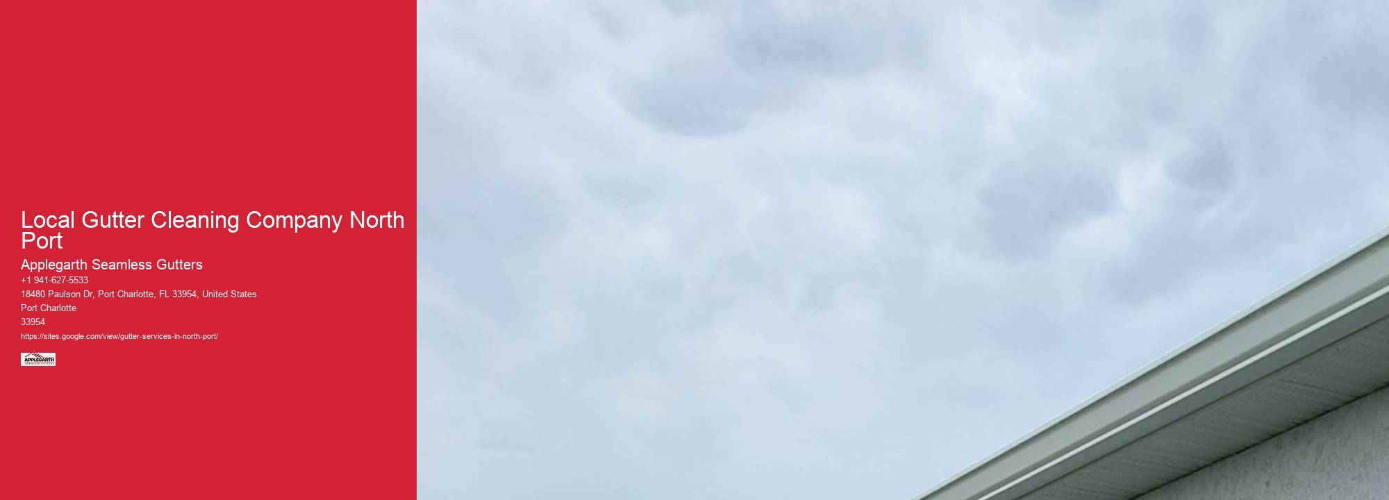 Local Gutter Cleaning Company North Port