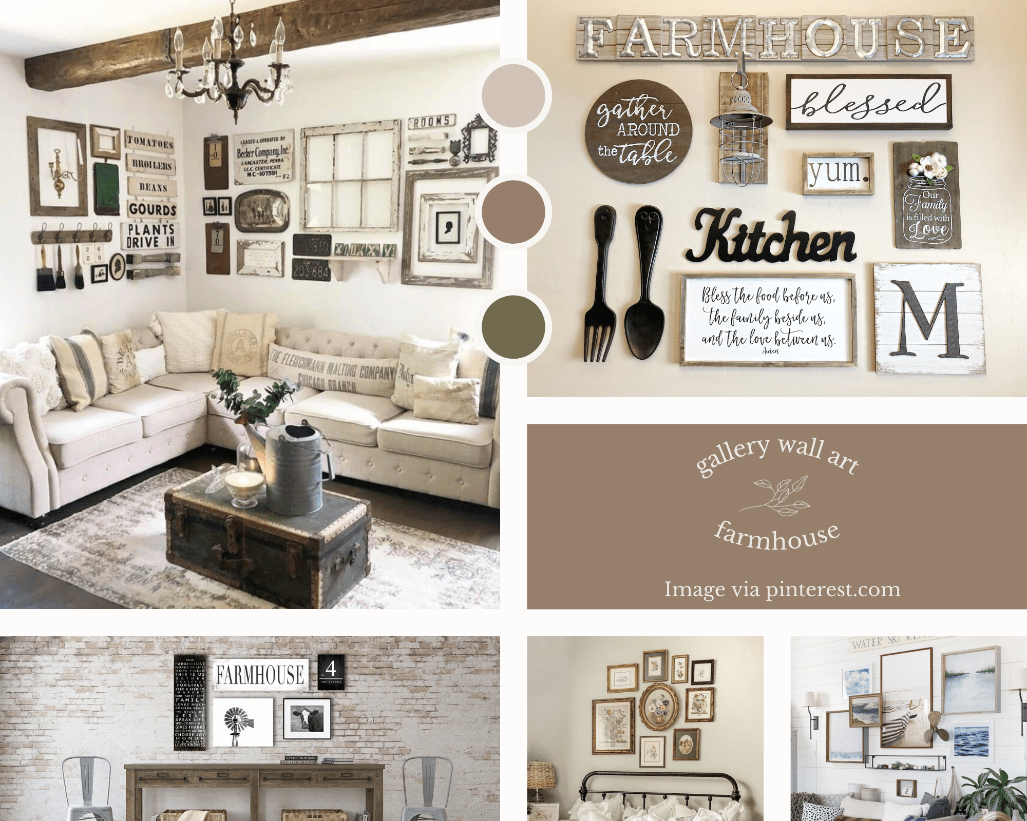 Blog, Wall Decor The Best Farmhouse Gallery Wall Art