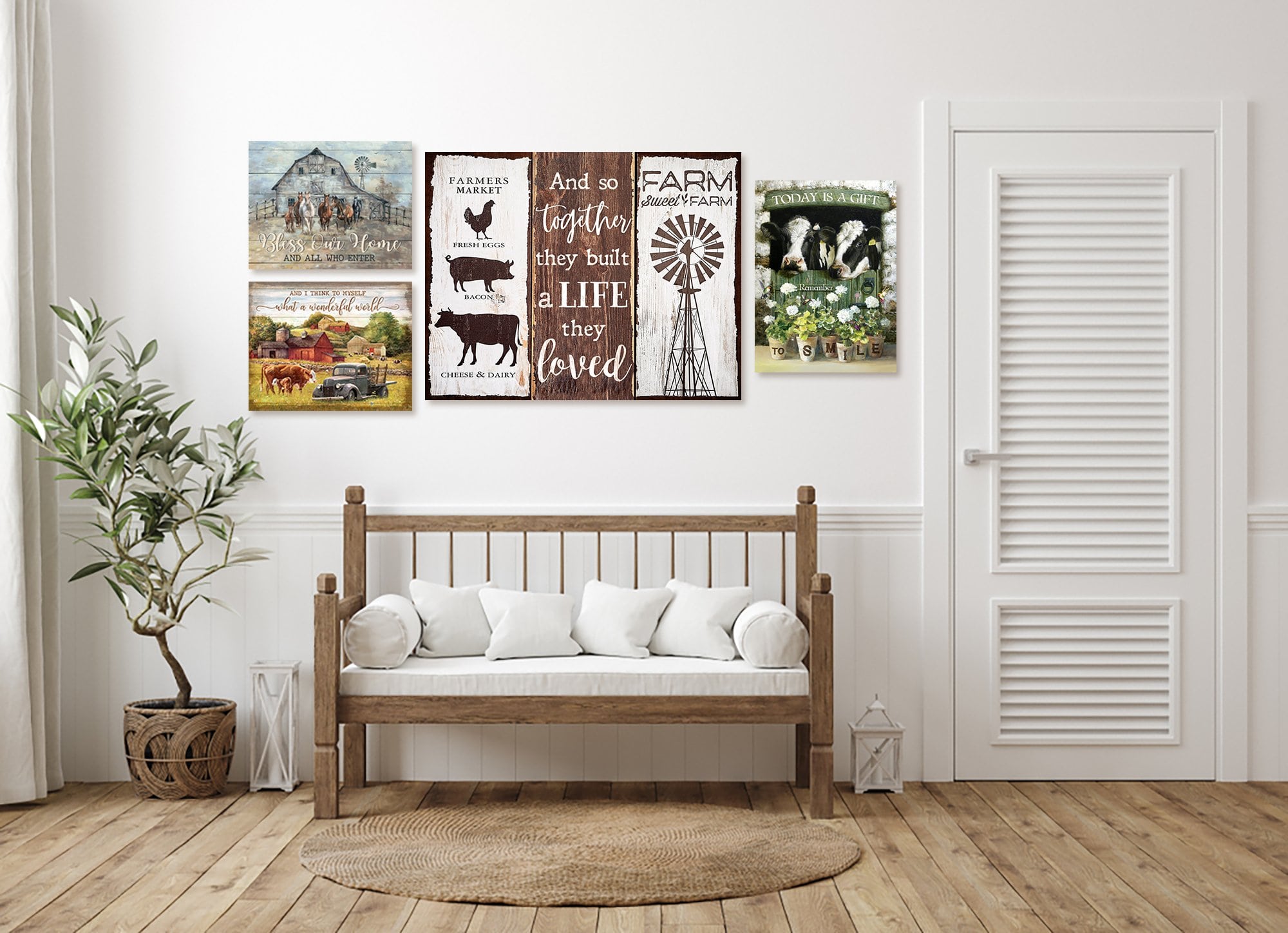Blog, Farmhouse Decor, Wall Decor Hayooo Farmhouse Wall Art You'll Love In 2021