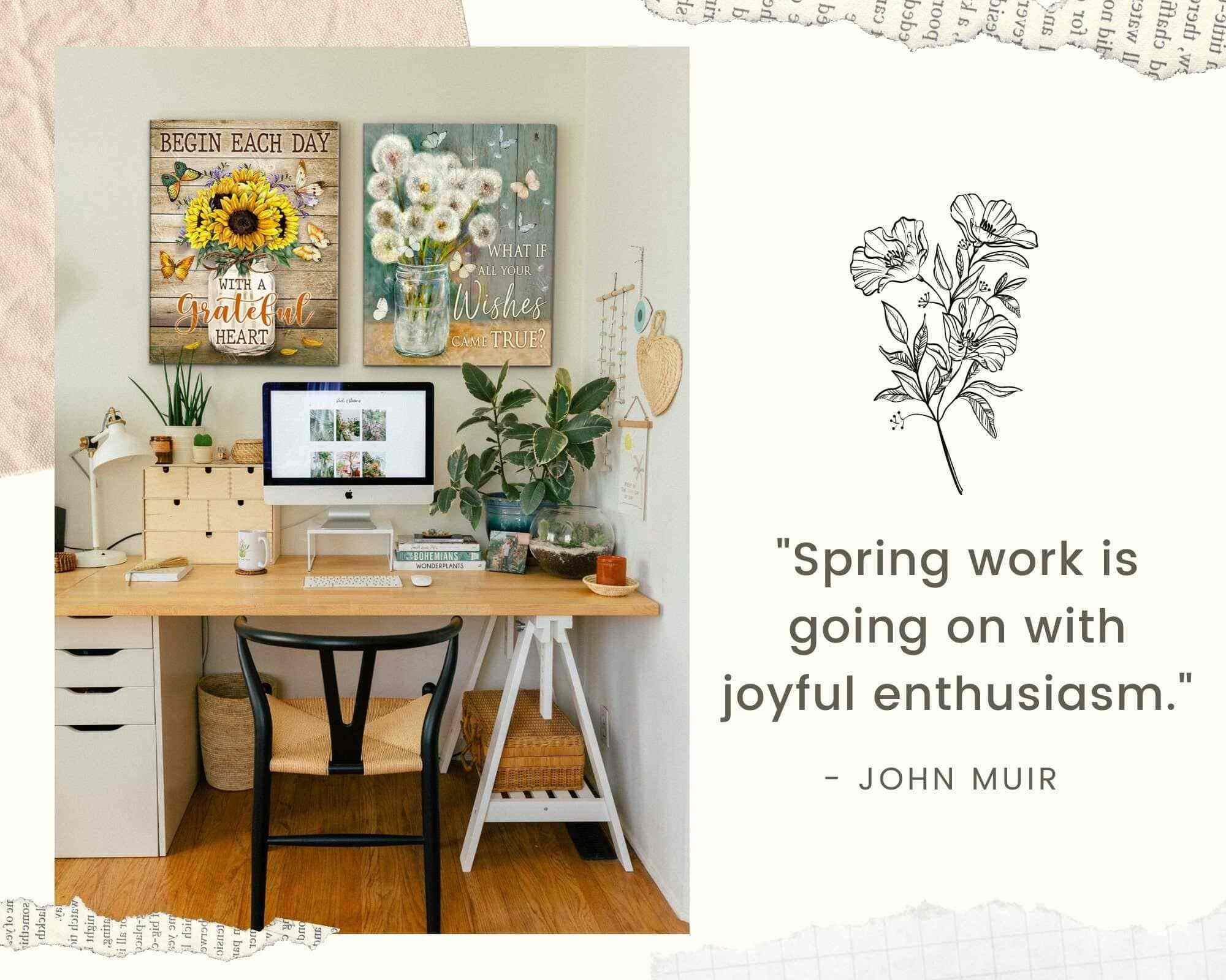 15+ Fabulous Farmhouse Spring Decorating Ideas to Try in 2021 11 farmhouse spring decorating idea