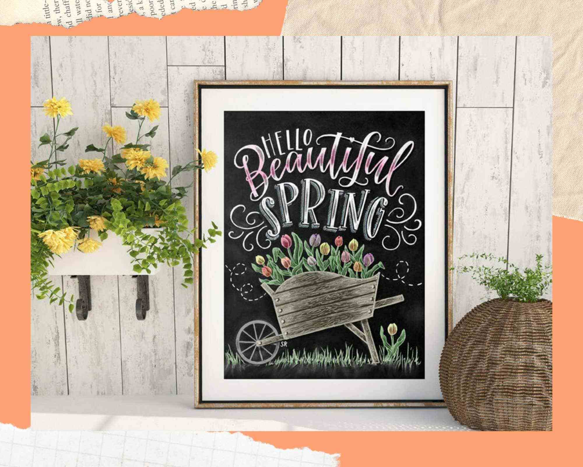 15+ Fabulous Farmhouse Spring Decorating Ideas to Try in 2021 18 farmhouse spring decorating idea