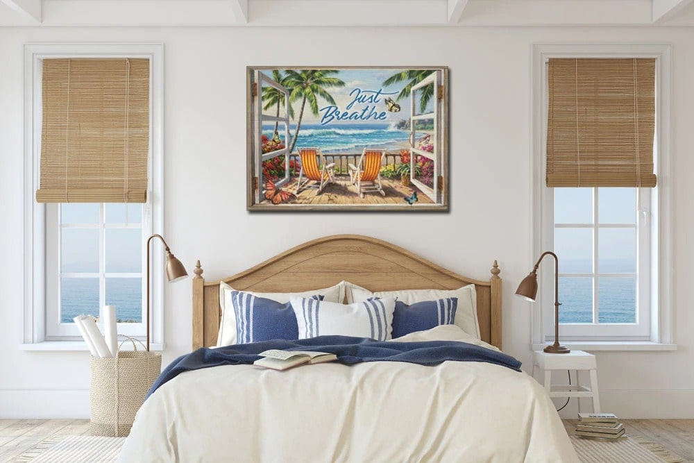 Brighten Your Room With Faux Window Scene Wall Art 10 Faux Window Scene Wall Art