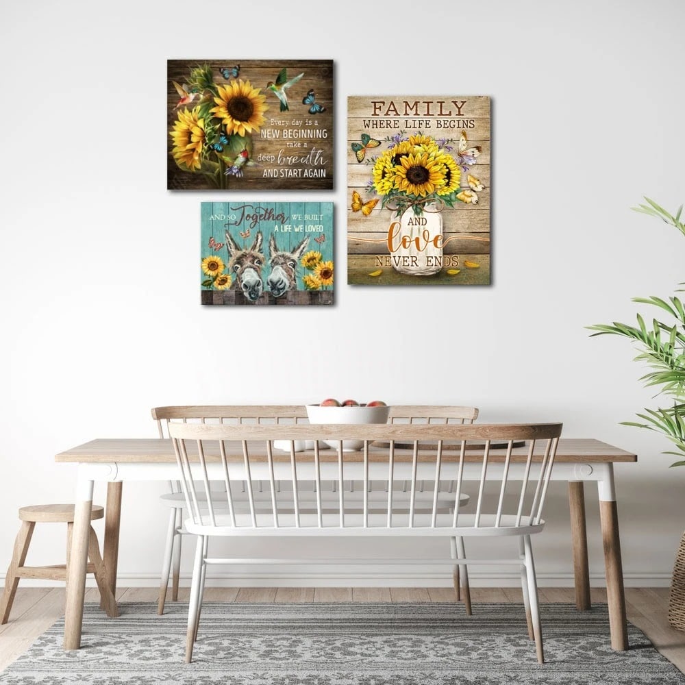 Blog, Farmhouse Decor Sunflower Kitchen Decor Theme