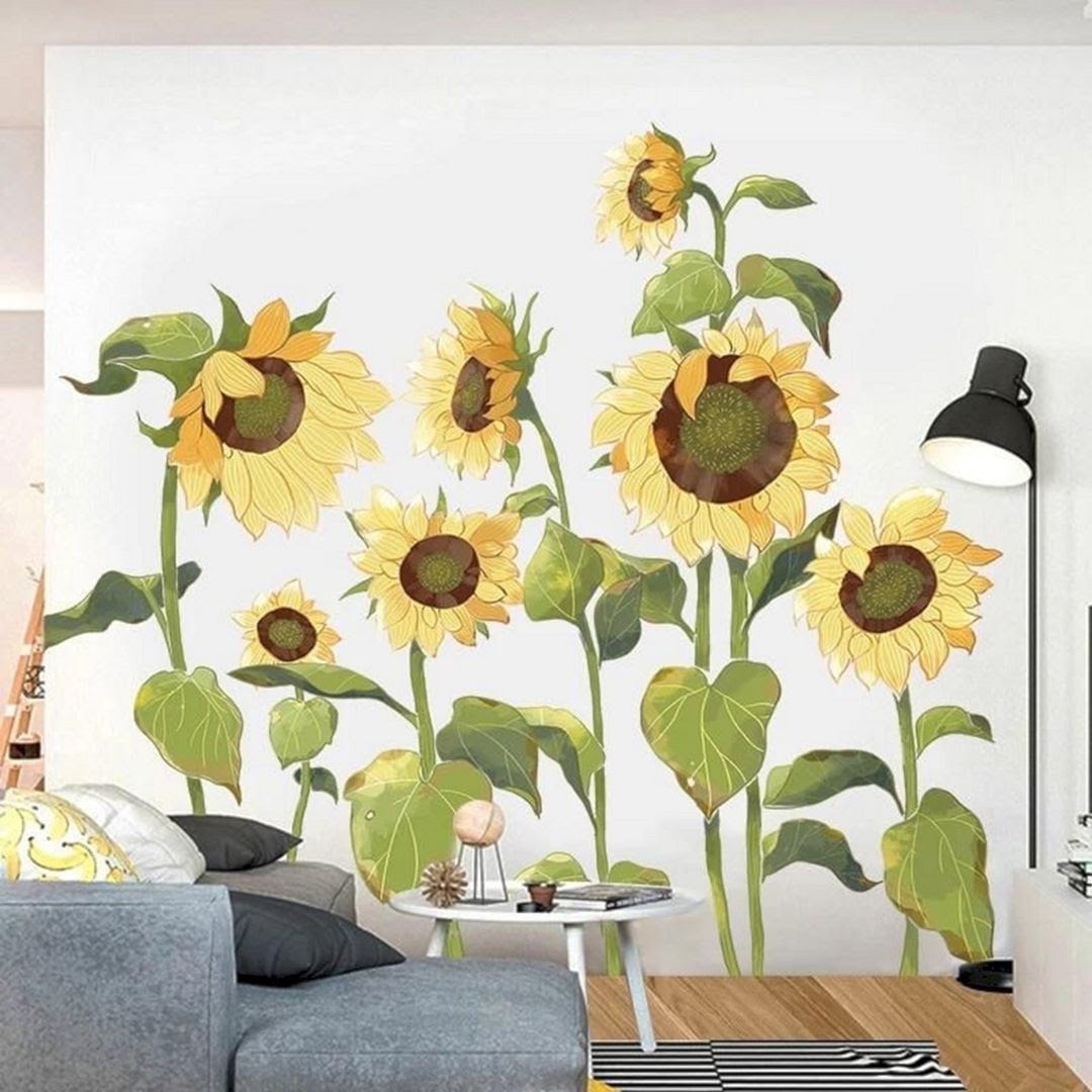 Blog, Wall Decor Sunflower Wall Decor Ideas