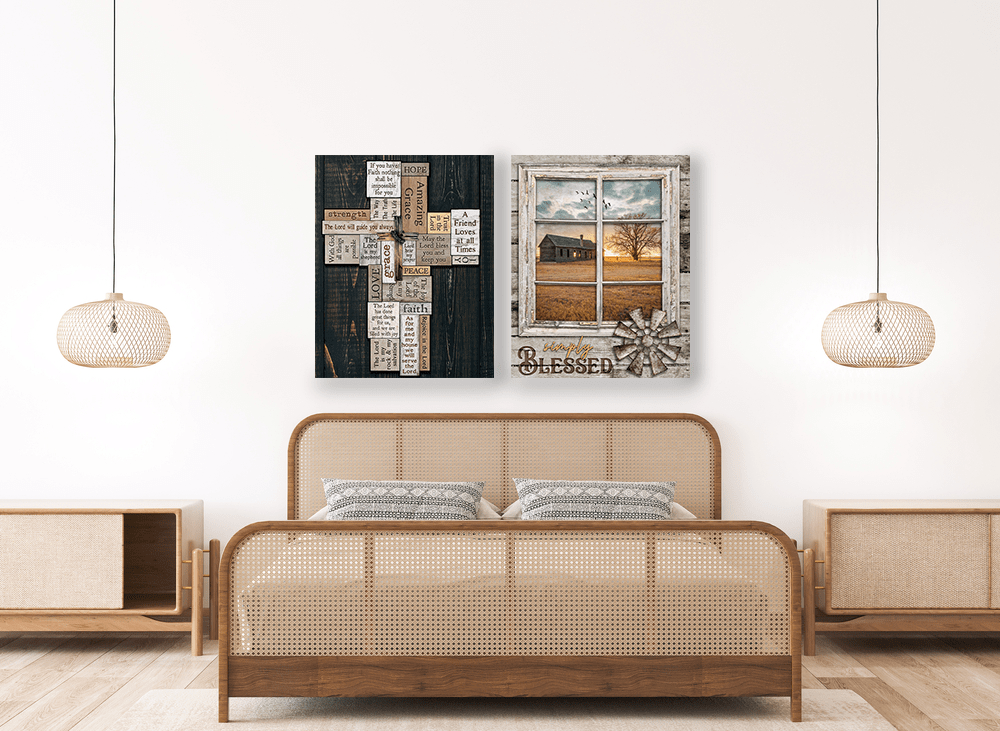 Blog, Farmhouse Decor, Wall Decor farmhouse decor above bed