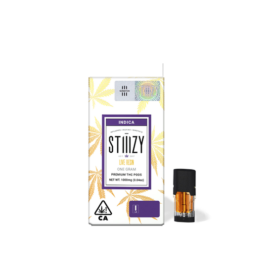 STIIIZY Triangle Mintz (I) Live Resin 1 Gram Pod HERB Cannabis Delivery
